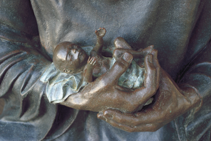 Patron of the Unborn - Detail of Child